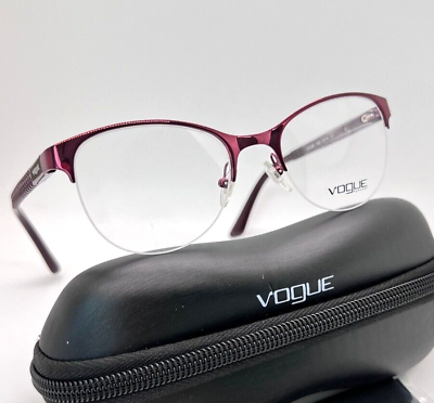 #ad VOGUE VO 3998 5002 Women Optical Eyeglasses 50 19 135mm Purple 100% Authentic