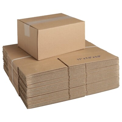 #ad 11quot; x 7.5quot; x 5.5quot; Recycled Shipping Boxes Corrugated Cardboard Boxes 30 Count