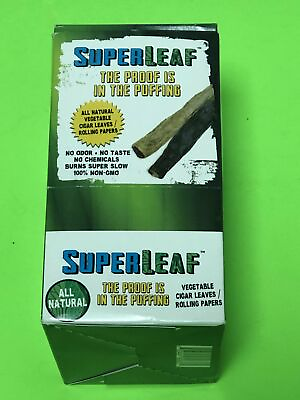#ad FREE GIFTS🎁Super Leaf🍁100 High Quality Natural🍃Vegetable🥬Leaves Wraps 50pk💨