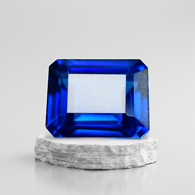 #ad Natural Tanzanite Blue Emerald Shape 9 Ct Certified make jewelry Loose Gemstone $11.70