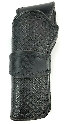 #ad Stockyard Johnny Red Tooled Leather Holster 6.5quot; Ruger Blackhawk LEFT 5789 MO $99.97