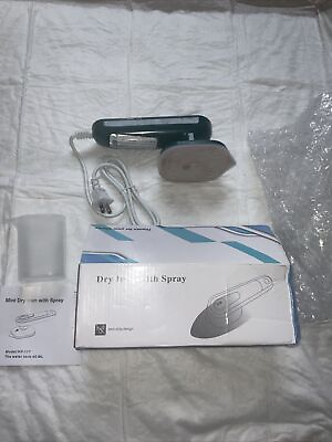 #ad Mini Dry Iron with Spray and Anti Drip Design Perfect for Travel Home Portable