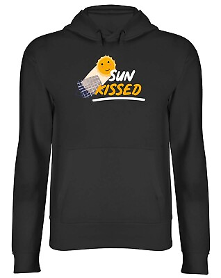 #ad Sun Kissed Hoodie Mens Womens Powered by Solar Power Top Gift