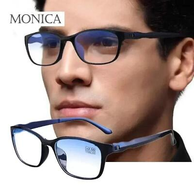#ad Reading Glasses Men Anti Blue Rays Eyeglasses Antifatigue Computer Eyewear 2.5