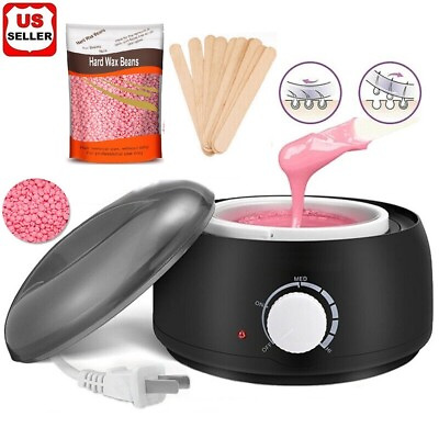 #ad Professional Wax Warmer Heater Hair Removal Depilatory Home Waxing Kit Beans USA
