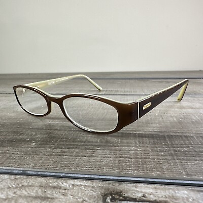 #ad Coach Women#x27;s Eyeglass Frames Adelle 534 Brown Camel