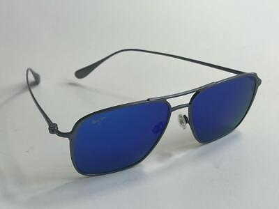 #ad Maui Jim Beaches Polarized Sunglasses B541 27A Dove Gray Blue Mirror Aviator