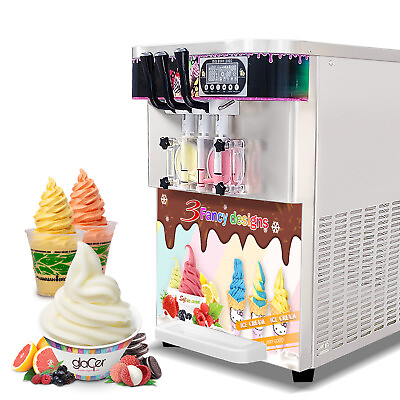 #ad Kolice ETL Commercial Countertop 21 mixed flavors Soft Serve Ice Cream Machine