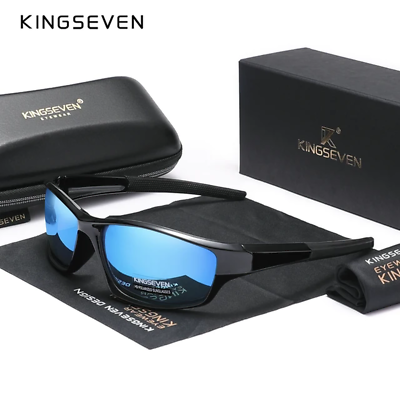 #ad Genuine KINGSEVEN New 2023 Design Men#x27;S Sports Polarized Sunglasses Women UV Len