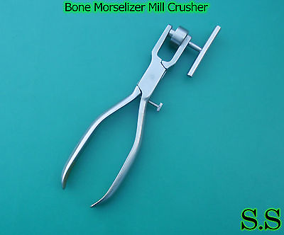 #ad 2 PCS Bone Morselizer Mill Crusher Pliers Stainless Implant
