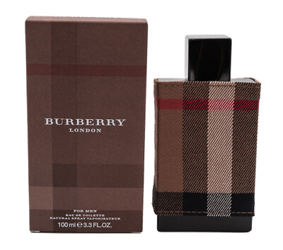 #ad Burberry London Fabric by Burberry EDT Cologne for Men 3.3 3.4 oz New In Box