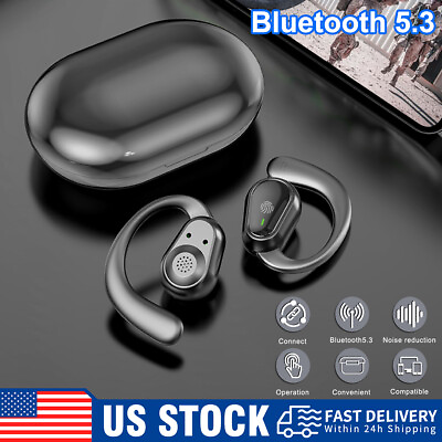 #ad TWS Bluetooth 5.3 Headset Wireless Earphones Earbuds Stereo Headphones Ear Hook