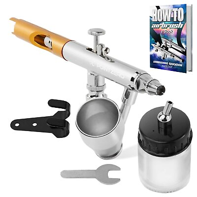 #ad Dual Action Cut Away Airbrush Set .35mm 22cc and 5cc Color Cup