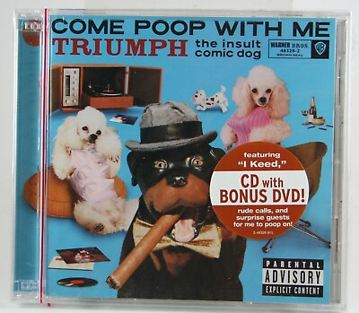 #ad Come Poop With Me CD BRAND NEW DVD Triumph the Insult Comic Dog Robert Smigel