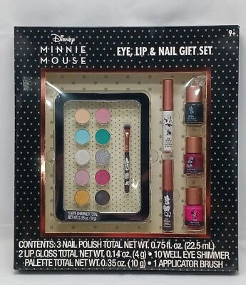 #ad Disney Minnie Mouse Eye Lip amp; Nail Gift Set Kids 7 Piece by Centric Beauty