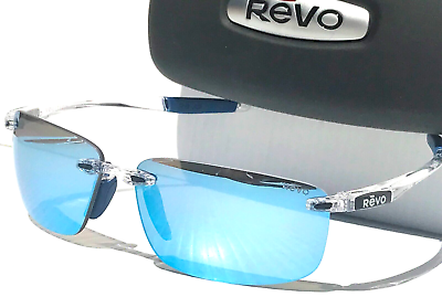 #ad NEW REVO DESCEND N Volition Crystal POLARIZED Blue Water Sunglass 4059V 09 BL