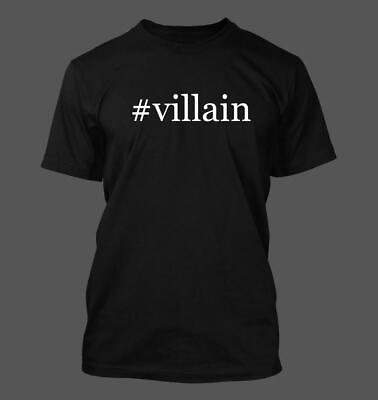 #ad #villain Men#x27;s Funny Hashtag T Shirt NEW RARE