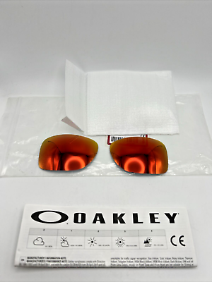 #ad Oakley OO4124 Polarized Fire Red Replacement Lenses 2018 2N Tri