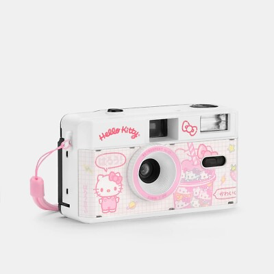 #ad Sanrio Hello Kitty Strawberry Milk 35mm Film Camera BRAND NEW Retro SHIPS FREE