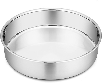 #ad 9½ Inch round Cake Pan Stainless Steel Bakeware Cake Pan Easy Releasing