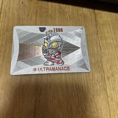 #ad 1992 Tsuburaya Pro Ultraman Club Ace Silver Glitter