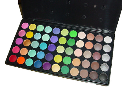 #ad 55 Color EyeShadow Ultra Warm Matte Palette Professional Press Powder Beauty XP