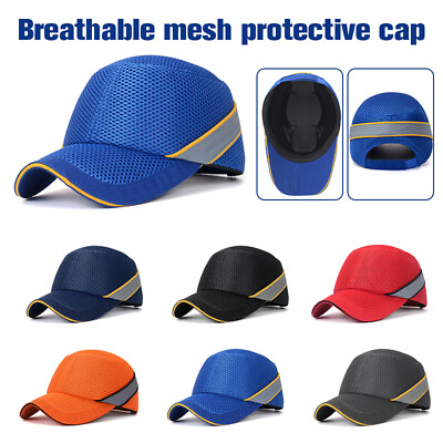 #ad Protective Baseball Cap Bump Hat Head Protection Hard Inner Shell Safety Helmet