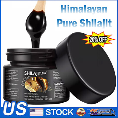 #ad Himalayan Pure 100% Shilajit Soft Resin Organic Extremely Potent Fulvic Acid