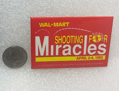 #ad 1993 Walmart Shooting For Miracles April 2 4 Pin