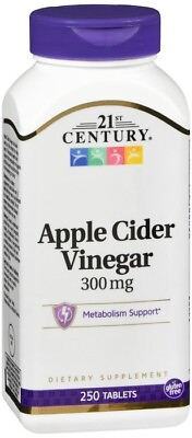 #ad 21st Century Apple Cider Vinegar 300mg Tablets 250ct