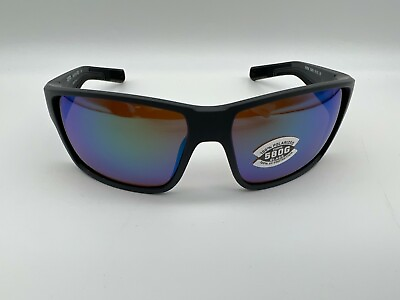 #ad NEW Costa Del Mar REEFTON PRO Polarized Sunglasses Gray Green Mirror Glass 580G $174.99