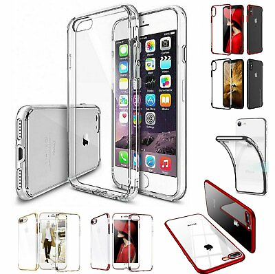 #ad For iPhone 7 8 Plus X XS MAX 11 12 13 Pro Case Shockproof Silicone Bumper Cover