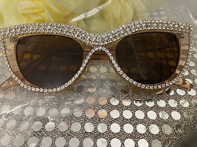 #ad Bling Rhinestone Sunglasses Women Fashion Cat Eye Shades Party Gift
