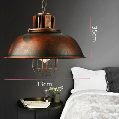 #ad Vintage Pendant Light Industrial Rustic Farmhouse Hanging Ceiling Lamp Fixture