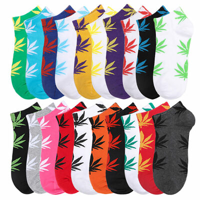 #ad Weed Socks For Men Women Harajuku Style Cotton Skateboard Casual Ankle Sock Mens