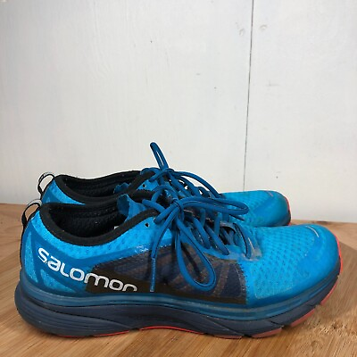 #ad Salomon Shoes Mens 11 Sonic RA Sneakers Blue Running Workout Mesh Road Light