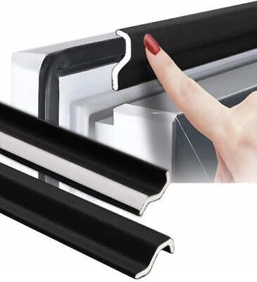 #ad 4M Windows Door Seal Self Adhesive Sealing Tape Flexible Profile Insulation