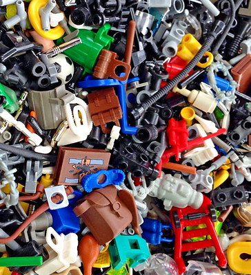 #ad ☀️NEW 50X LEGO Random GRAB BAG LOT Of 50 Accessories Fifty Weapons Tools