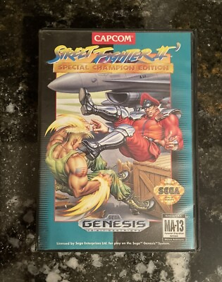 #ad Street Fighter II 2 Special Champion Edition SEGA GENESIS 1993 CIB COMPLETE $17.95