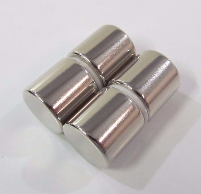 #ad 4 pcs .625quot; N52 Neodymium Cylinder 5 8quot; Rare Earth Magnet 16mm Powerful