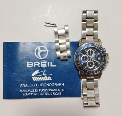 #ad Beauty Italian Chronograph Breil Manta Milano V010 analog watch men