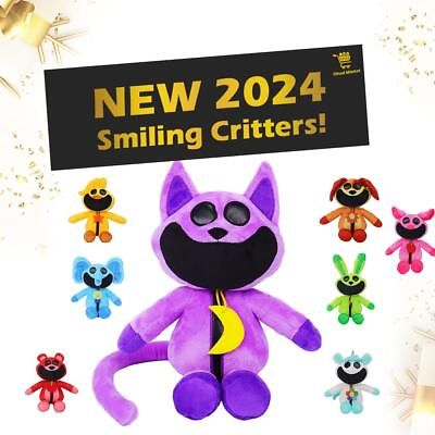 #ad 2024 Smiling Critters Figure Plush Doll Catnap Hoppy Hopscotch Gift Doll Toys