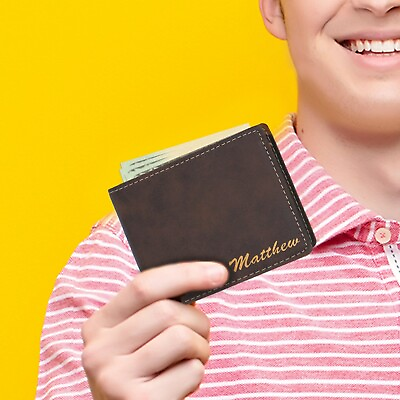 #ad Custom Kids Bi fold Wallet for Boys Teens Young Adults