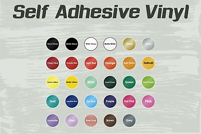 #ad Sign Vinyl 24quot; x 5Yd Self Adhesive Permanent Graphics Lettering Decal
