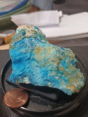 #ad AA Natural RARE Chalcanthite Specimen From Blue Spirit Copper Mine AZ 10cm × 7cm