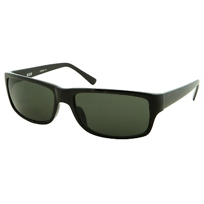 #ad XL Large Thin Frame Wide Mens Sunglasses 148mm Sport Green Lens Huge Big Tall