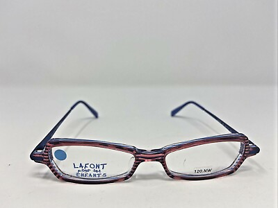 #ad Lafont Eyeglasses Frames Orgeat 822 45 14 130 Red Blue Full Rim QJ36