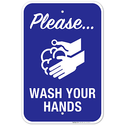 #ad Hand Washing Sign Please Wash Your Hands Sign