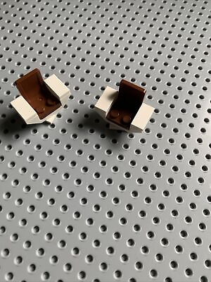 #ad Lego MOC Minifigure Accessory Furniture Office Chair on Swivel lot of 2 wrb $2.99