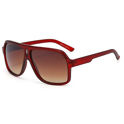 #ad Lentes Gafas De Sol De Moda Nuevo Para Hombres Sunglasses Light Weight Red Frame $11.98